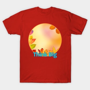 Circle Abstract Autumn Colorful Luminous T-Shirt